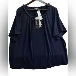 Karl Lagerfeld Flounce Sleeve (2X) NWT (2XL)